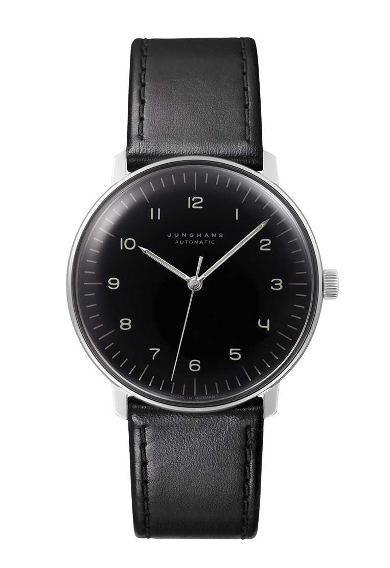New Junghans Max Bill Automatic Black Dial Watch 27/3400.02