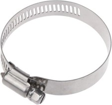 6 PCS Adjustable Stainless Steel Hose Clamp Kit 5/16 -2-1/4 SAE 4-28" Worm Gear