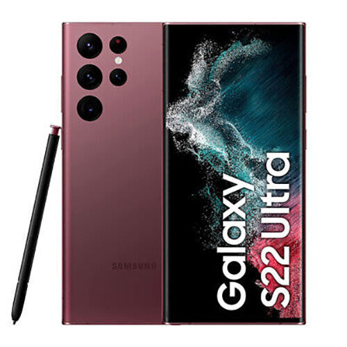 スマートフォン本体 Samsung Galaxy S22 Ultra SM-S908U1 256GB Samsung Galaxy S22 Ultra 5G 256GB Black, Factory Unlocked