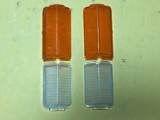 Fiat 125 1st Series 125p Polski Parking Turn Signal Light Lens Set Genuine Nos