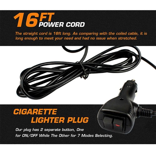 30 . Auto LKW Rundumleuchte Lichtbalken Blinklicht Warn Blitz Licht 12V 24V - Afbeelding 12 van 12