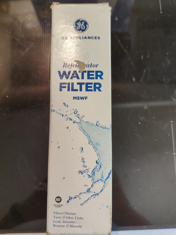 New GE Refrigerator Water Filter MSWF Cartridge Replacement OEM, NSF Certified