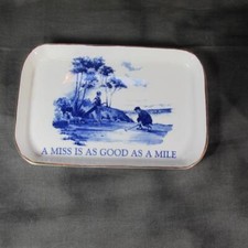 Golfing Pin or Change Tray Miss is as Good as a Mile DJC Fine Bone China