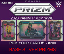 2023 Panini Prizm WWE Silver Prizms Parallel #1-200 Pick Your Card