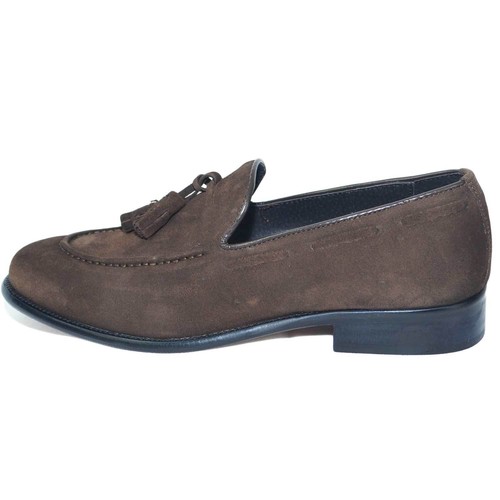 Mocassino uomo camoscio blu Positano Positano Scarpe Uomo