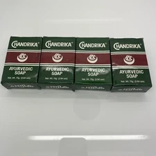 Chandrika Bar Soap 2.64 Ounces, 75 Grams (4 Pack)