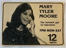 1977 WJRT tv ad ~ MARY TYLER MOORE Finniest Gal On Television
