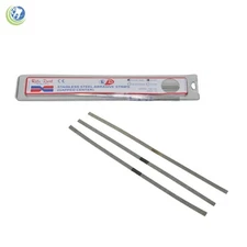 Dental Ortho Stainless Metal Polishing Strips Single Sided 4mm 12 strips per Box