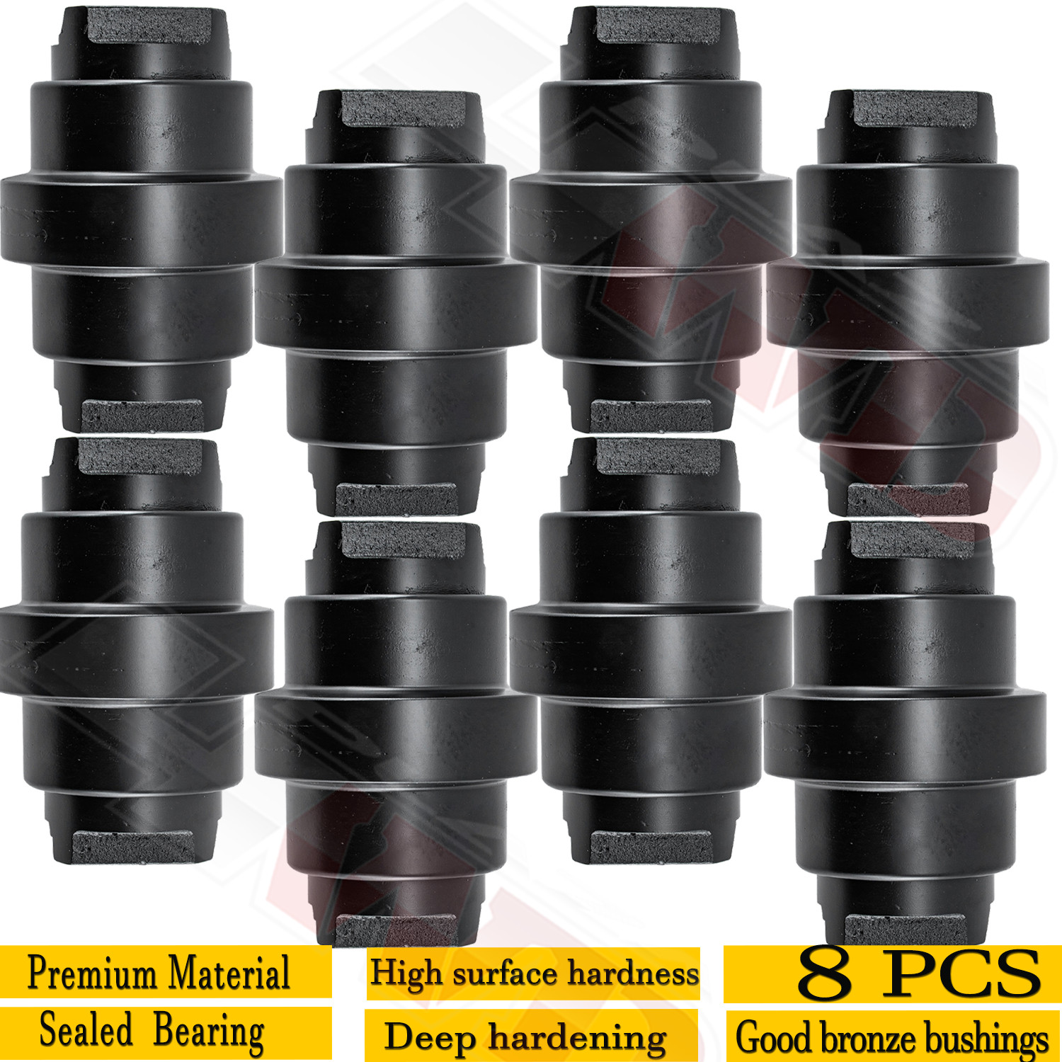 8x Bottom Roller For John Deere 50G Excavator Undercarriage Heavy Duty