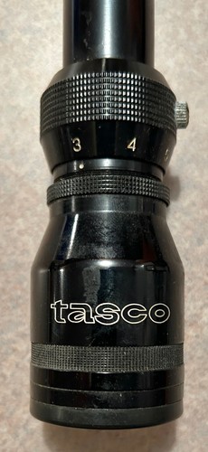 Tasco 3-9X40 Rifle Scope Older Scope VERY CLEAR and VERY INEXPENSIVE!
