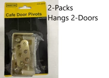 Cafe Door Pivot Hinges (2-Packs) FREE SHIPPING