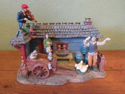 #ad Rare AJI Fiddler on the Roof Hanukkah Musical Menorah 1999 Aviv Judaica Imports $219.99