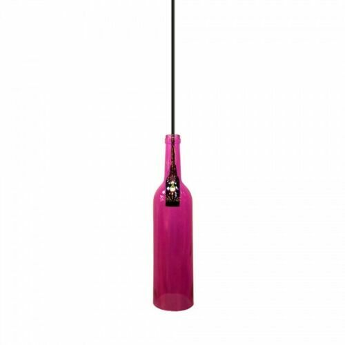 Diodo LED 3mm con resistenza, 20cm, rosa | Tensione 9-12 V DC