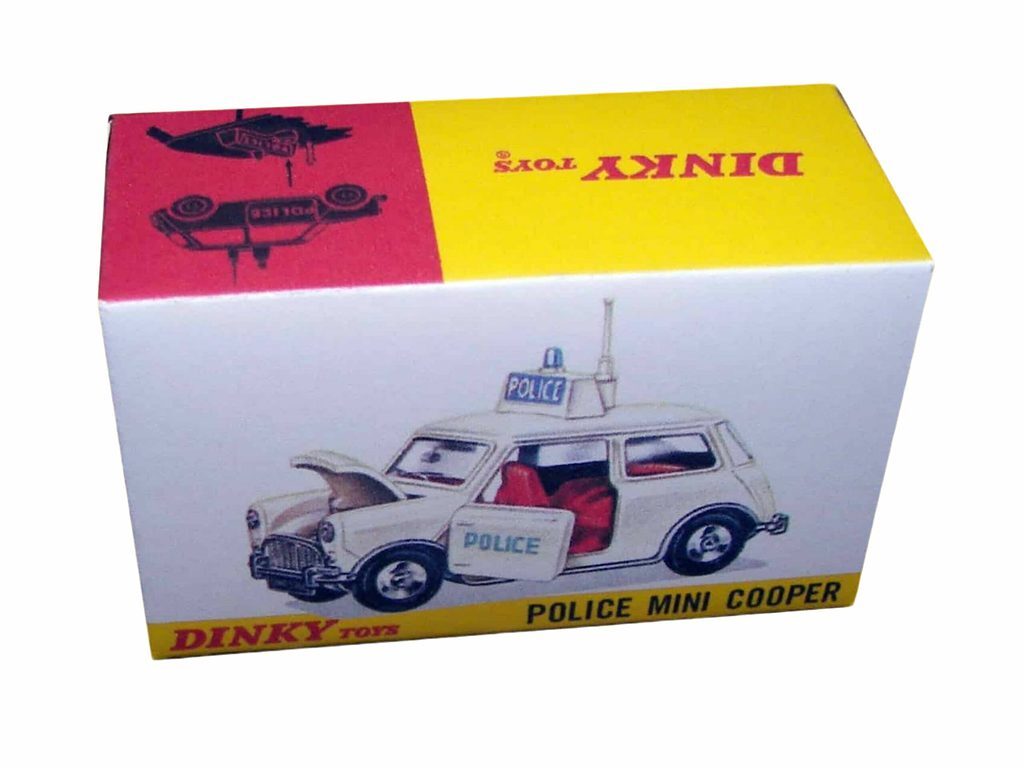 Dinky 250, Mini Cooper S Police Car - Free Price Guide & Review