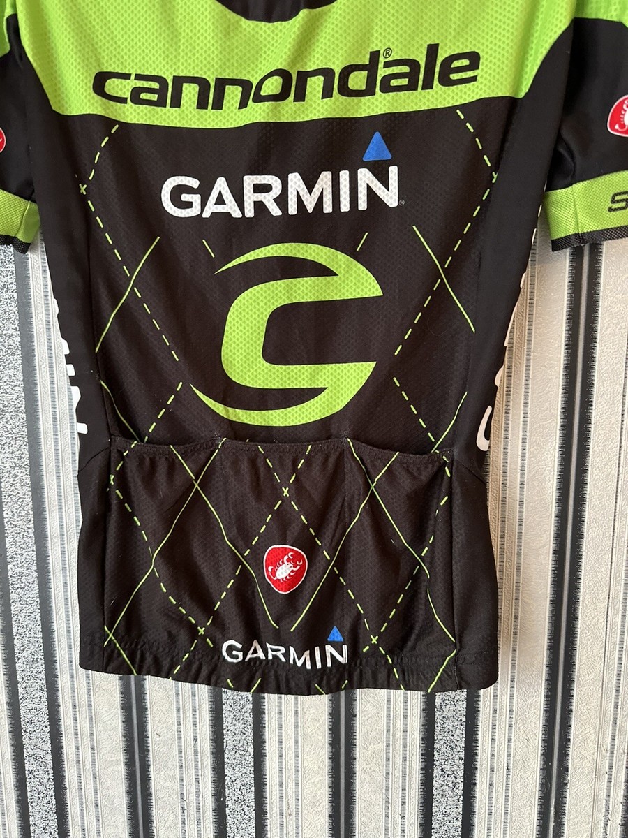 【未使用】カステリCastelli Cannondale Garmin Castelli Cannondale Garmin Team 2.0 Jersey Full Zip TDF