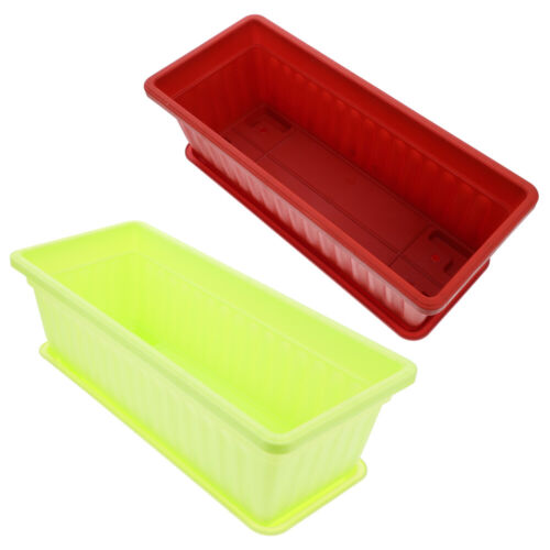 2 Pcs Gardening Pots Flowerpot Ornament Thicken Bucket Baby Travel