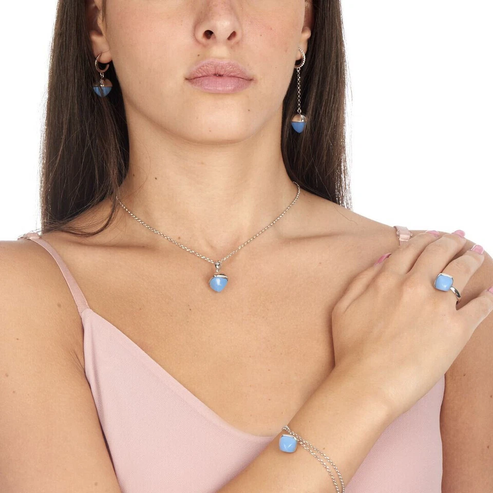 Anello Donna Boccadamo Gioielli Con Cristallo color calcedonio XAN160C - Immagine 2 di 4