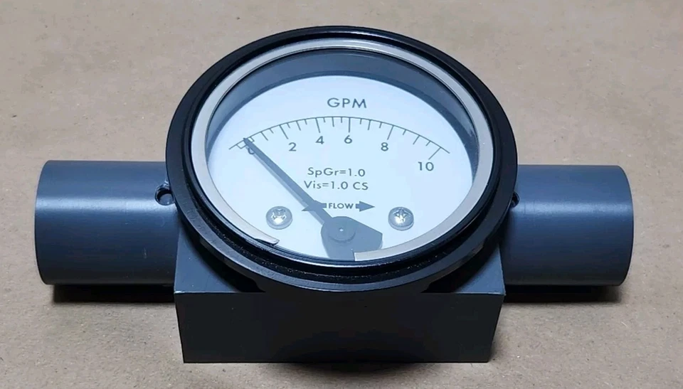 *NEW* Orange Research 2321-S1030 Flow Meter 200Psi 0-10Gpm SG & V=1 + Warranty! - Image 2 of 4