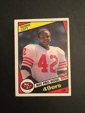 1984 TOPPS RONNIE LOTT #357 SAN FRANCISCO 49ERS FOOTBALL CARD USC