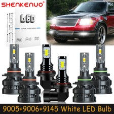 Per Ford Expedition 2003-2006 6X Fari LED Faro Proiettore Fendinebbia Alto Basso Z8