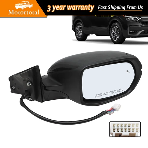 For 2017-22 Honda CR-V Power Adjust Heated Side Rear View Mirror Right