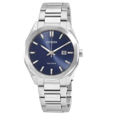 Citizen BM7600-81L Eco-Drive Blue Analog Stainless Steel Men 