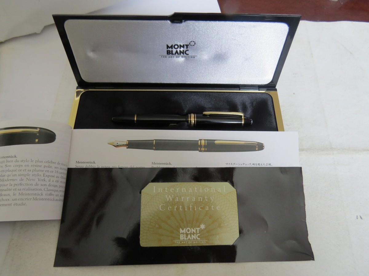 Mint!!! Vintage Montblanc Meisterstuck 4810 Fountain Pen 14K Gold