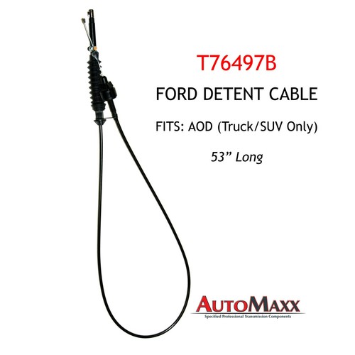 19871993 AOD Ford Truck Transmission Detent Kickdown Cable eBay
