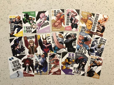 [US Seller] My Hero Academia Business Card Hawks Aizawa Mina Jiro Momo