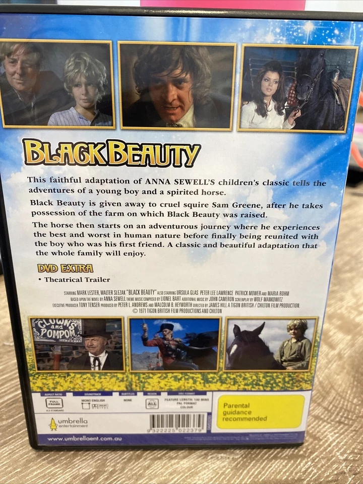 Black Beauty (DVD, 1971) - image 2 of 2