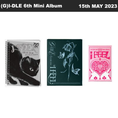 G)I-DLE I feel 6th Mini Album CD+Photobook+Photocard+Etc+Tracking
