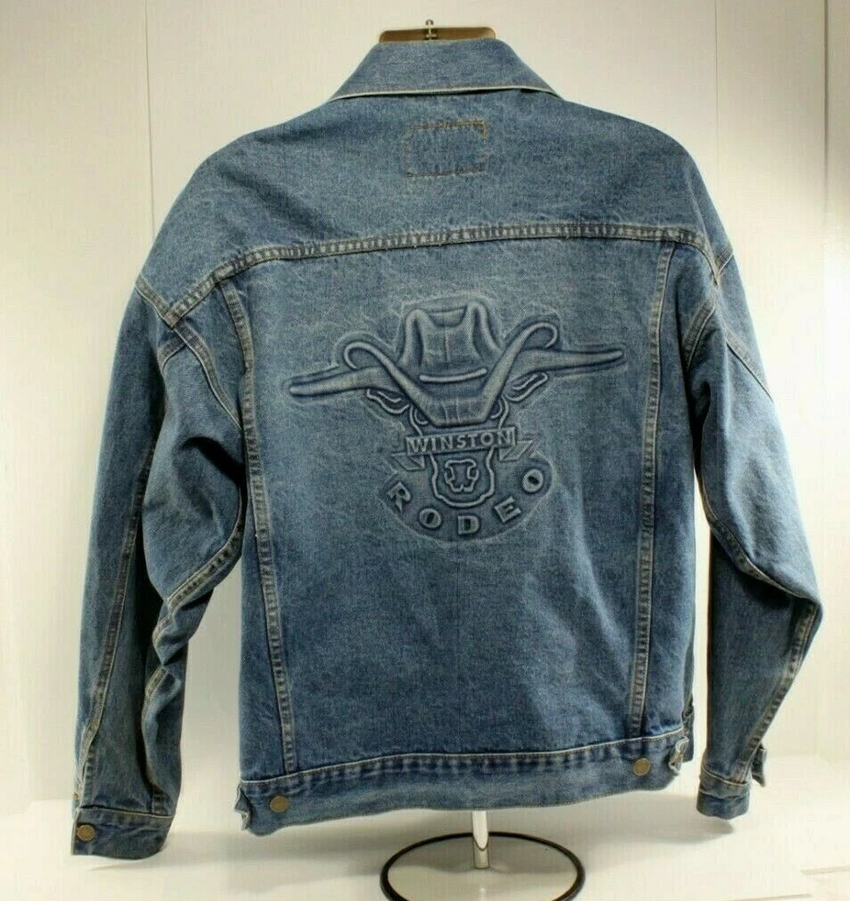 Winston Rodeo American Born Men's LRG Denim Jean Jacket