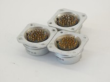  Lot of 3 Socapex SLEF 337P 9548 Circular Connector 37-Pin