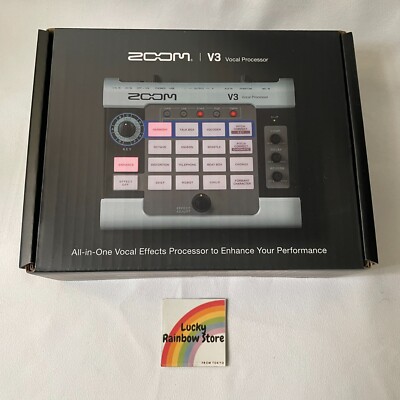 ZOOM V3 Vocal Processor  Voice Effects Multi-Effect Voice Changer Free Shipping