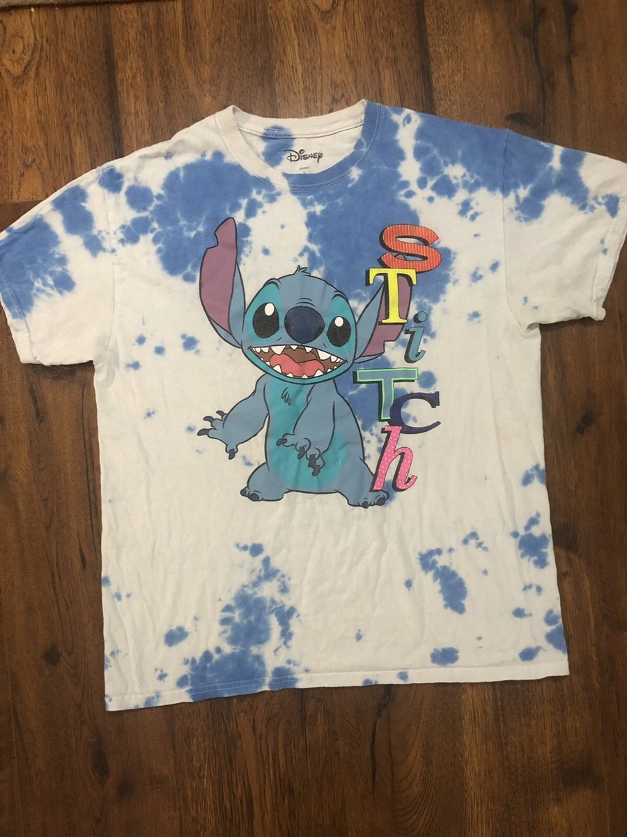 Disney Lilo and Stitch Tie Dye Shirt Size Mens Large