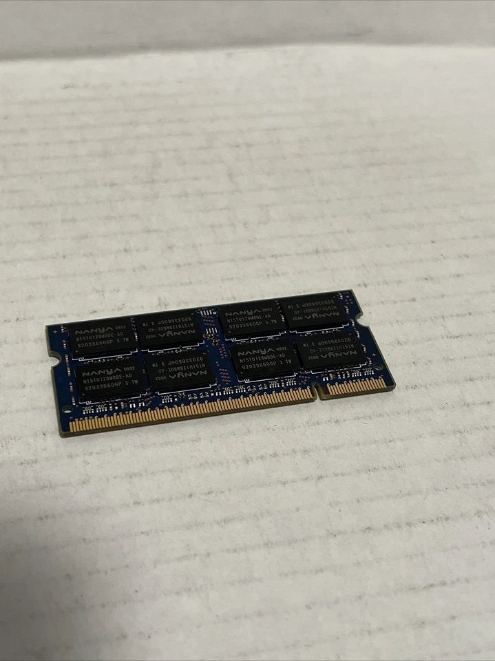 NANYA NT2GT64U8HD0BN-AD 2GB 2Rx8 PC2-6400S 800MHz DDR2 Laptop Ram Memory SO-DIMM - Image 2 of 2