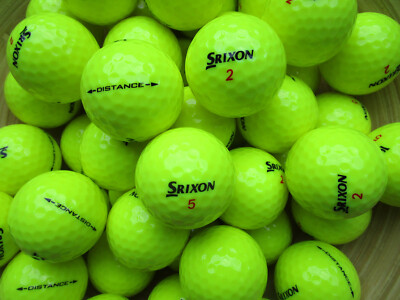 50 neue gelbe Srixon Distance Golfbälle    NEU 2025