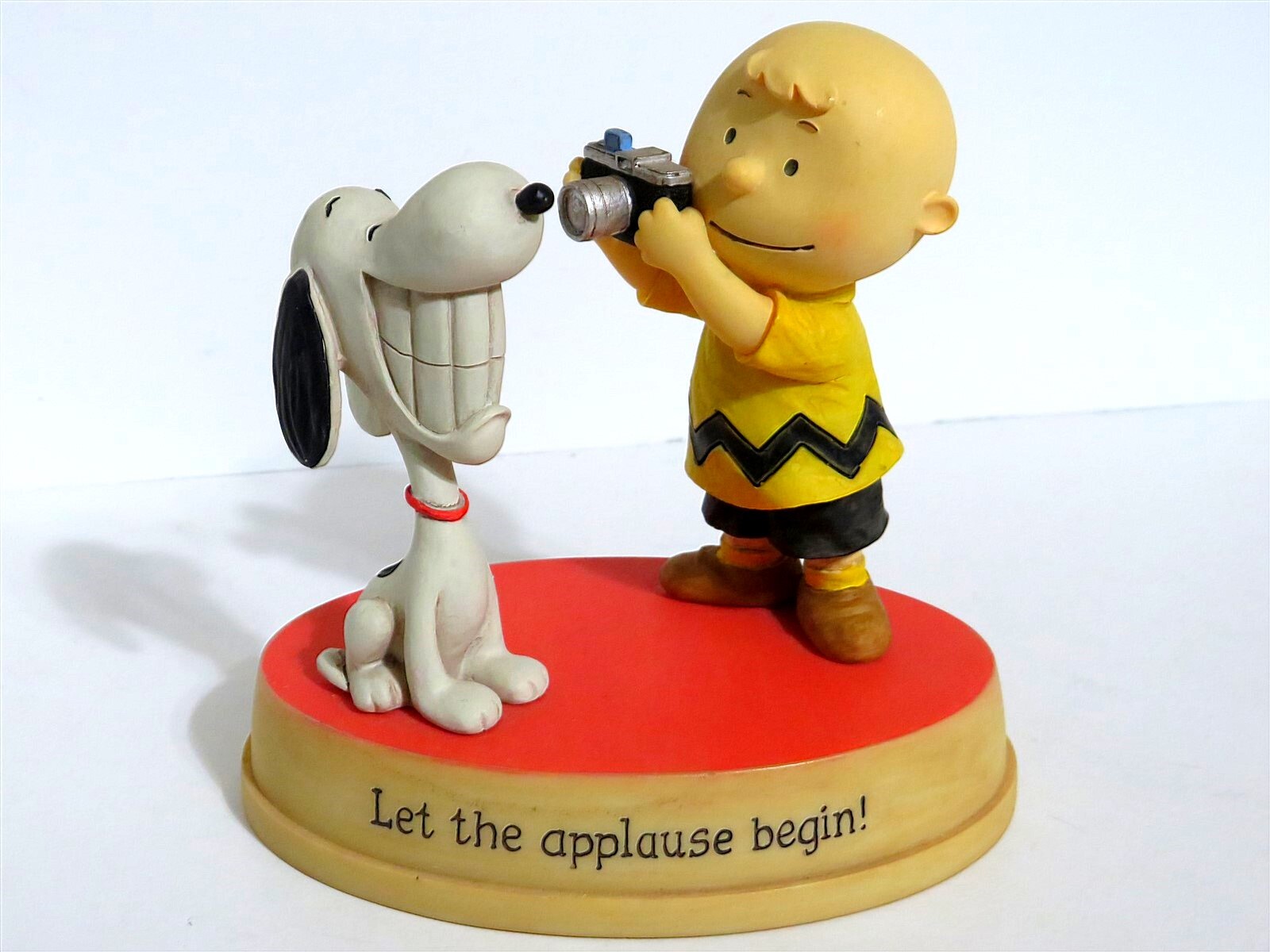 SNOOPY and Charlie Brown Hallmark Gallery Figurine 2012 Peanuts Collectible