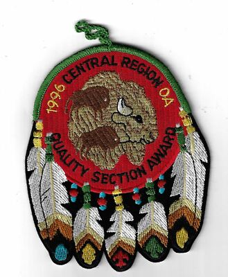 OA 1996 Central Region Quality Section Award GRN/BLK Bdr. [MX-1824]