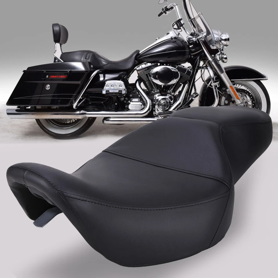 Low Pro Seat For Harley 1997-2007 Road King FLHR & 2006-2007 Street Glide FLHX Foto 2 de 4