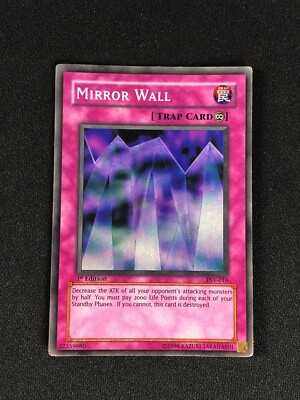 mirror wall yugioh card YU-GI-OH! - (BP03-EN188) - Battle Pack 3: Monster League - 1st Edition Mint / near mint condition trading card Remember when mirror wall was