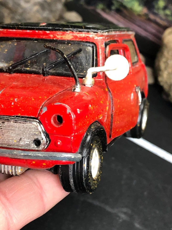 Imperfect 1:25 Diecast Italy Polistil ORANGE MINI-COOPER No. 582 ~ No Box AS-IS - Image 4 of 4