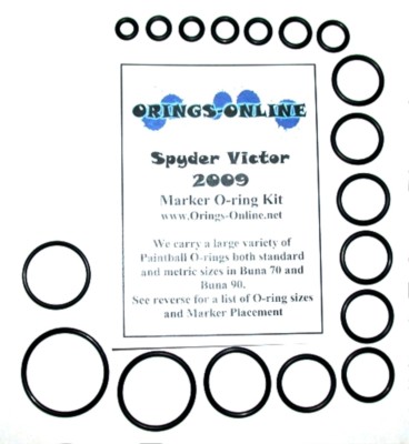 Spyder Xtra 2007 Paintball Marker O-ring Oring Kit x 4 rebuilds / kits