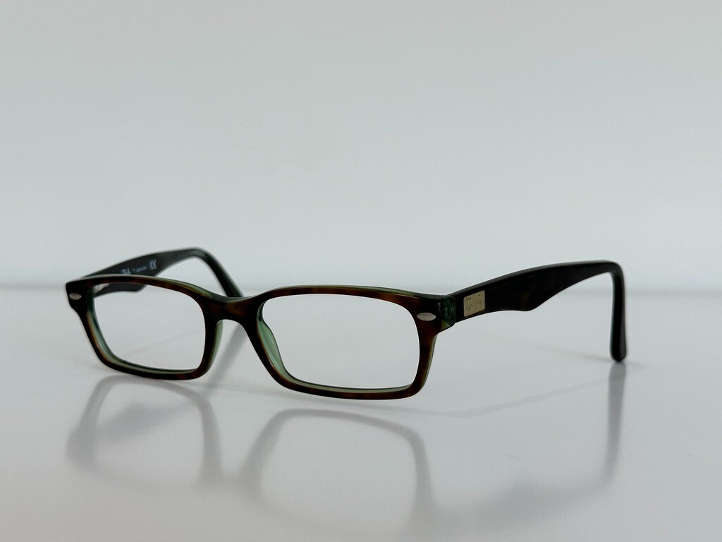 Ray Ban RB 5206 2445 Rectangle Brown Green Eyeglasses Frame  display picture 2
