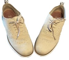 Cole Haan Womens GRANDSPORT Journey Sneaker Sz 8M Beige/Snakeprint One Wear 139