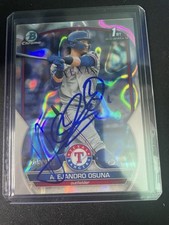 2023 Bowman Alejandro Osuna Lava Refractor /399 Signed In Person (IP) Autograph