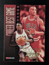 1996-97 Hoops Basketball SCOTTIE PIPPEN Career Best Game Chicago Bulls #341
