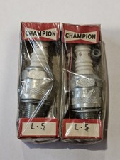 2 NOS Champion L5 Sparkplugs