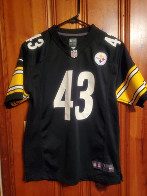 Pittsburgh Steelers Troy Polamalu Jersey #43, Nike On Field, Black