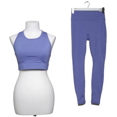 Fabletics, Trainingsanzug Set, Größe: M, Elasthan/Polyamid/Polyester, Blau #iGD